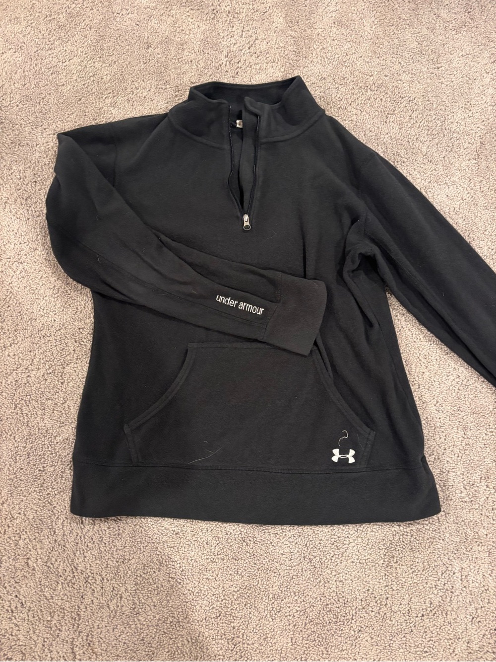 Under Armour Black Fleece Quarter-Zip Pullover